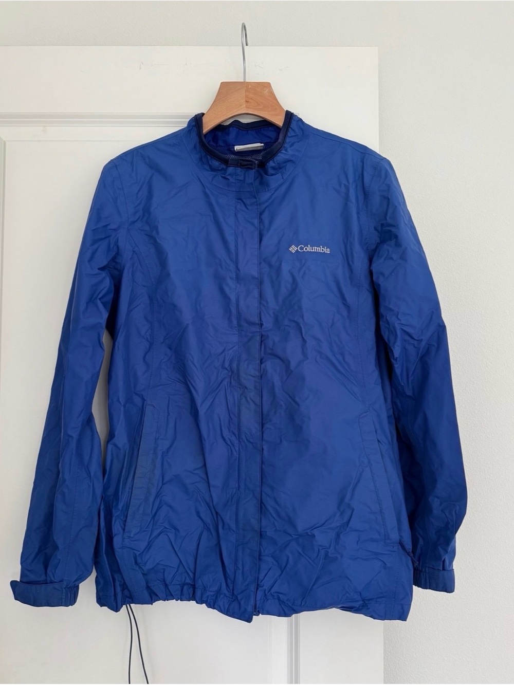 Columbia Sportswear women’s blue parka windbreaker jacket coat size MEDIUM